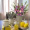 2 Pcs Purple Artificial Daisy & Wildflower Bouquet with Lavender – Silk Faux Floral Arrangement for Spring & Summer Decor, Weddings & Table Centerpieces